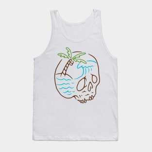 Skull Summer Mind Tank Top